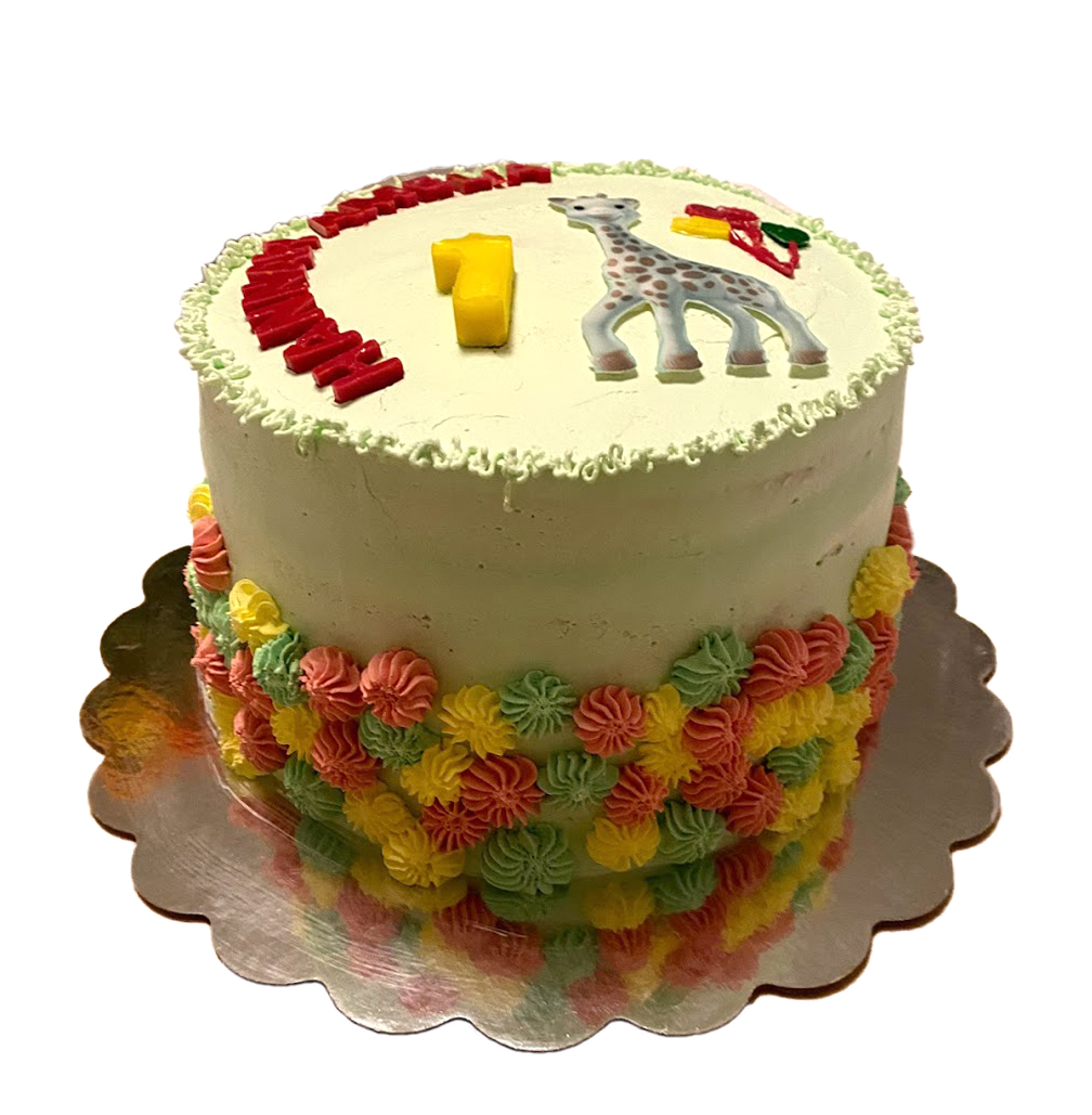 Giraffe Cake - Step by Step Recipe & Video Tutorial